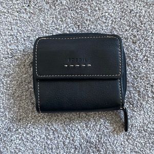 NWOT Black Fossil Wallet
